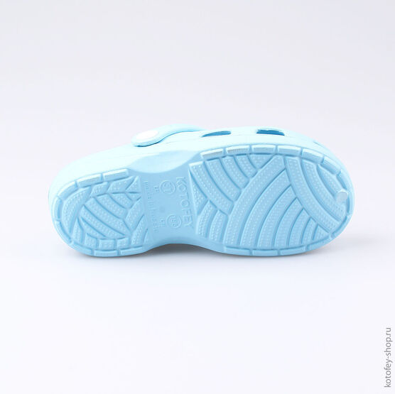 525036-04 Сабо пляжные для девочки голубой фото №3