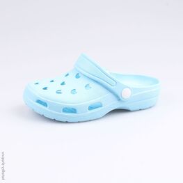 525036-04 Сабо пляжные для девочки голубой