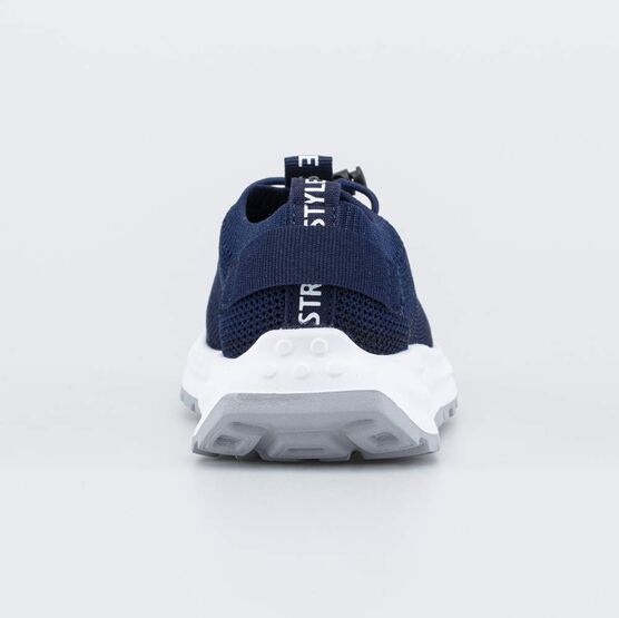 441029-12 Синие кроссовки с фиксаторами для мальчики т.син фото №5