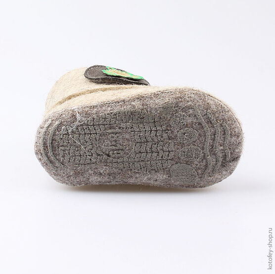 007010-45 Пинетки валенки серые для универсальные серый фото №3