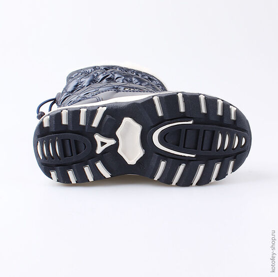 264919-43 Мембранные сапожки для девочки светло-синий фото №3