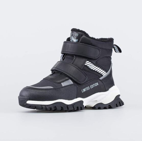 654062-41 Ботинки-дутики для мальчика для мальчики черный