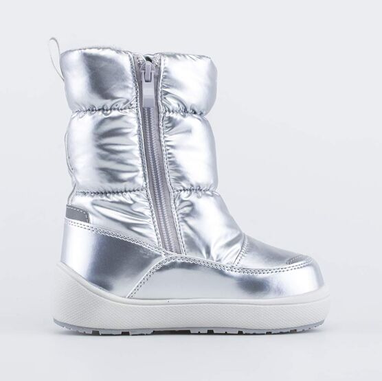 264931-42 Мембранные сапожки для девочки для девочки серебристый фото №2
