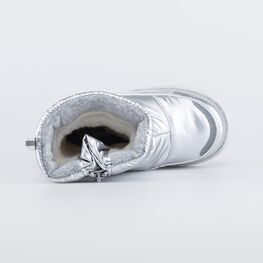 264931-42 Мембранные сапожки для девочки для девочки серебристый фото №4