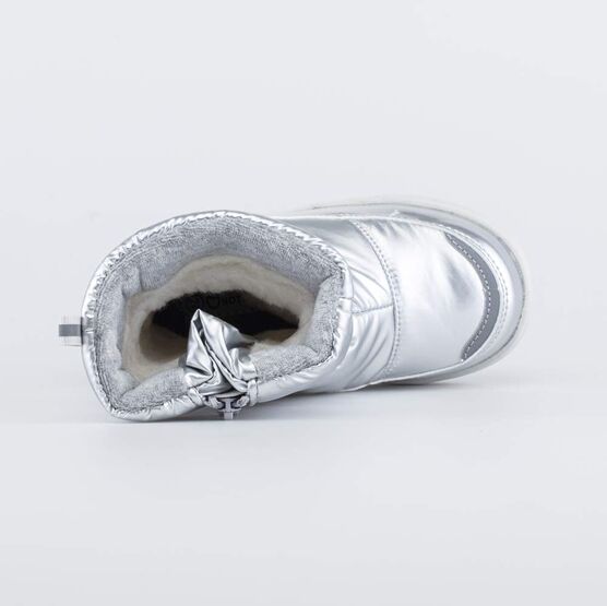 264931-42 Мембранные сапожки для девочки для девочки серебристый фото №4