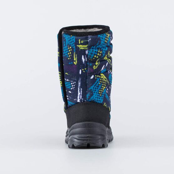 264007-48 Сапожки-дутики на липучке для мальчики черный фото №5