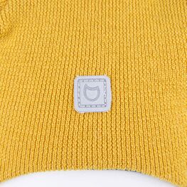 07711425-40 Шапка-шлем для мальчика Горчичный для мальчики горчичный фото №3