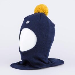 07711426-40 Синяя шапка-шлем для мальчика для мальчики синий