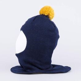 07711426-40 Синяя шапка-шлем для мальчика для мальчики синий фото №2