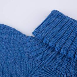 07712130-40 Манишка из шерсти мериноса синий для универсальные синий фото №2
