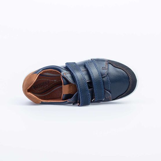 532212-21 Полуботинки для мальчики син-кор фото №4