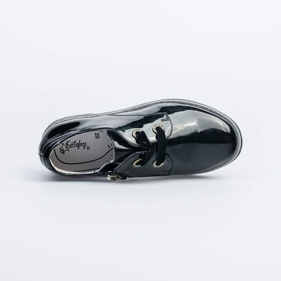 533020-23 Полуботинки для девочки черный фото №5