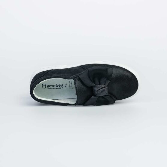 632283-21 Полуботинки для девочки черный фото №4