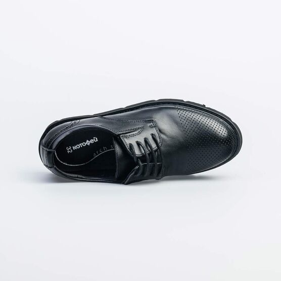 632290-21 Полуботинки для мальчики черный фото №4