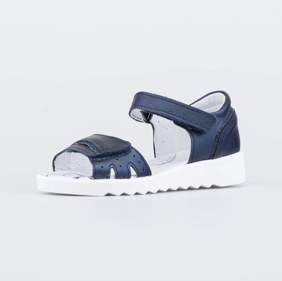 522146-23 Босоножки из натуральной кожи для девочки синий