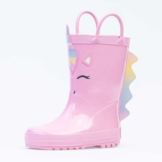 366216-11 Резиновые сапоги для девочки розовый
