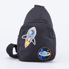 02709298-40 Детская сумка-слинг для мальчики черный