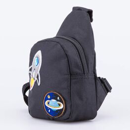 02709298-40 Детская сумка-слинг для мальчики черный фото №2