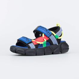 724028-11 Пляжные сандалии на липучках для мальчика-подростка для мальчики син-чер