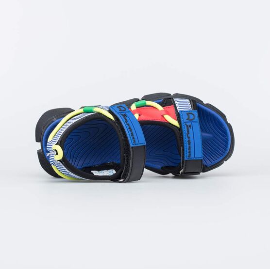 724028-11 Пляжные сандалии на липучках для мальчика-подростка для мальчики син-чер фото №4