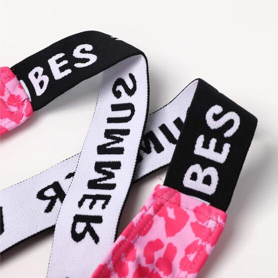 07852081-40 Детский раздельный купальник Леопард для девочки розовый фото №3