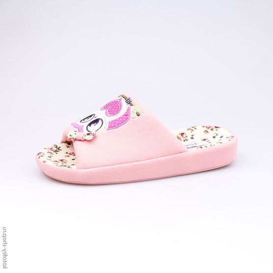 531011-11 Тапочки розовые для девочки розовый