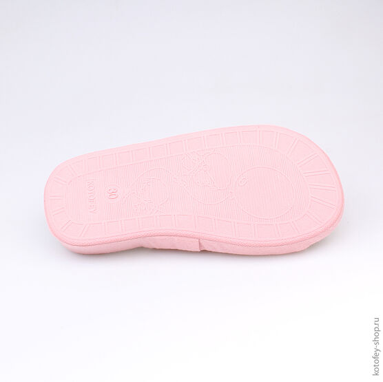 531011-11 Тапочки розовые для девочки розовый фото №3