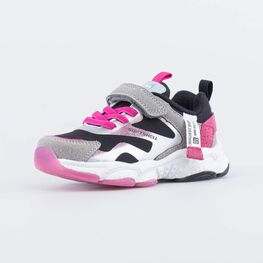 644375-71 Всепогодные кроссовки из материала SoftShell для девочки разноцветный