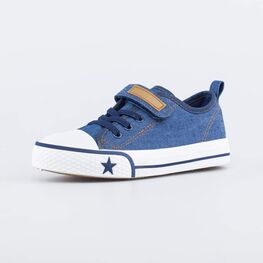 531119-12 Кеды из джинсовой ткани для мальчики синий