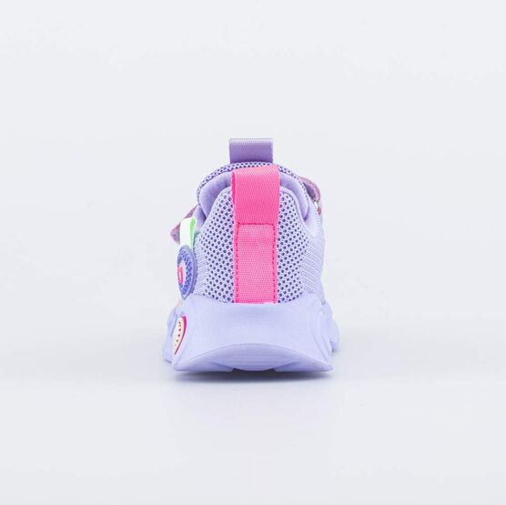 344399-12 Кроссовки из вязаного текстиля для девочки для девочки сиреневый фото №5