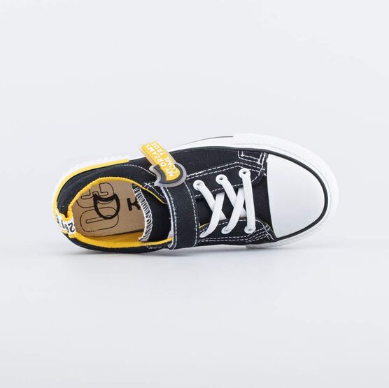 531258-12 Кеды из хлопка для мальчики черный фото №4