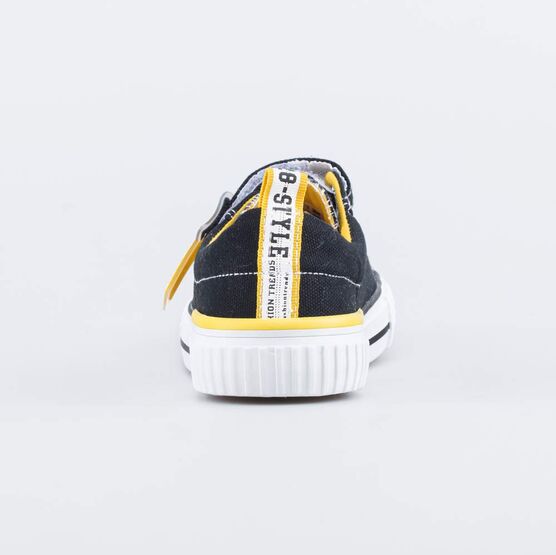 531258-12 Кеды из хлопка для мальчики черный фото №5