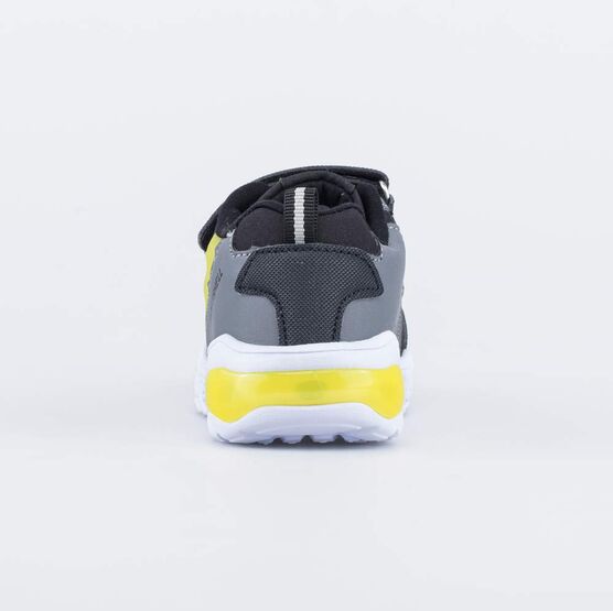 344276-73 Всепогодные кроссовки из материала SoftShell с подсветкой на подошве для мальчики чер-сер фото №5
