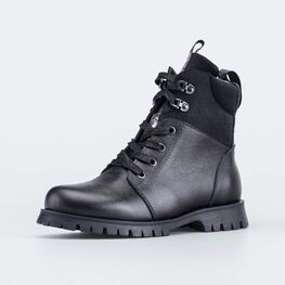 552325-31 Ботинки для школьницы для девочки серый