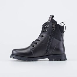 552325-31 Ботинки для школьницы для девочки серый фото №2