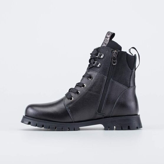 552325-31 Ботинки для школьницы для девочки серый фото №2