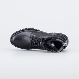 552325-31 Ботинки для школьницы для девочки серый фото №4