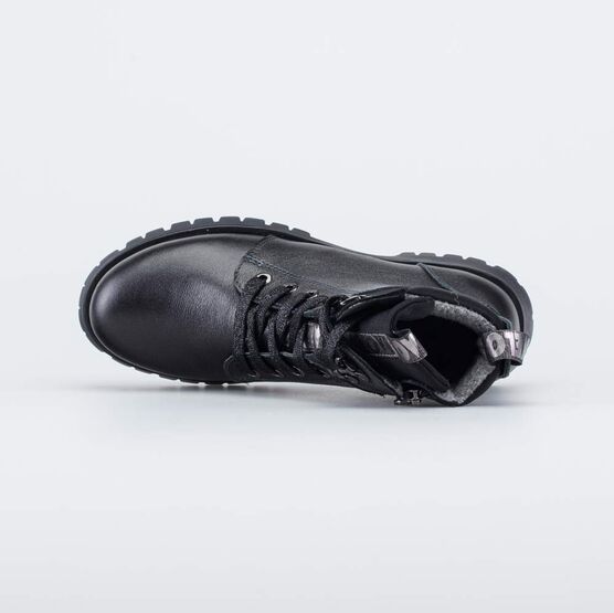 552325-31 Ботинки для школьницы для девочки серый фото №4