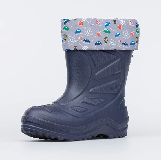 365146-19 Резиновые сапоги для мальчики син-цве