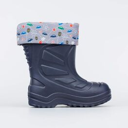 365146-19 Резиновые сапоги для мальчики син-цве фото №2