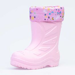 265001-14 Резиновые сапоги для девочки розовый
