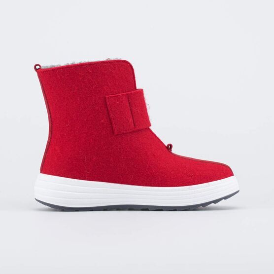 857009-41 Укороченные женские валенки для девочки красный фото №2