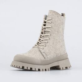 857010-42 Женские войлочные ботинки для девочки бежевый