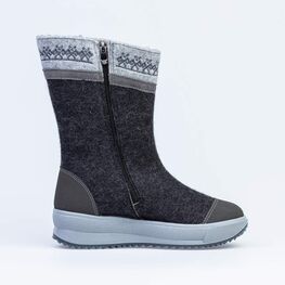 867080-46 Женские валенки на молнии для девочки черный фото №2