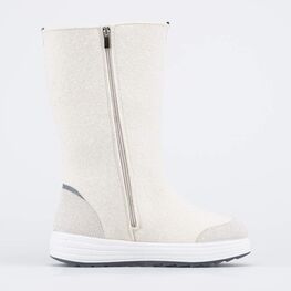 867121-43 Высокие женские валенки для девочки белый фото №2