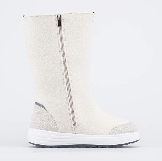 867121-43 Высокие женские валенки для девочки белый фото №2