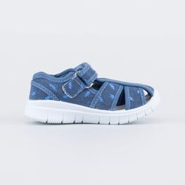 221062-13 Сандалии текстильные для мальчики голубой фото №2