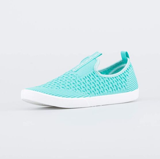 731146-12 Кеды из вязаного текстиля для девочки бирюзовый