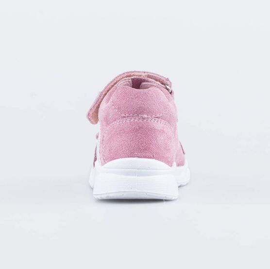 122204-21 Кожаные босоножки для девочки для девочки розовый фото №5