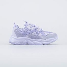 744216-74 Кроссовки со светоотражающим материалом для девочки сиреневый фото №2